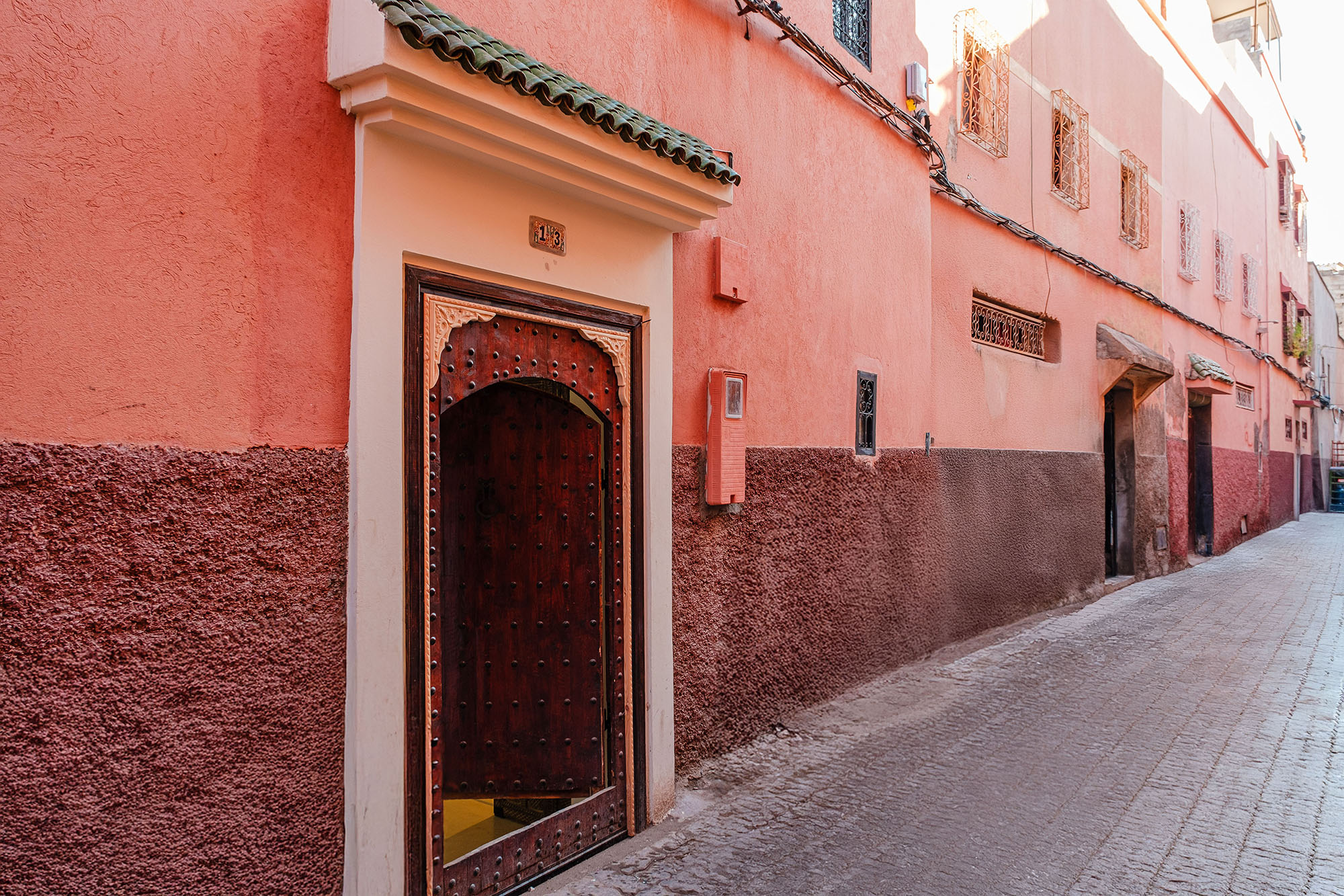 Entrée du Riad Alaya dans la médina de Marrakech