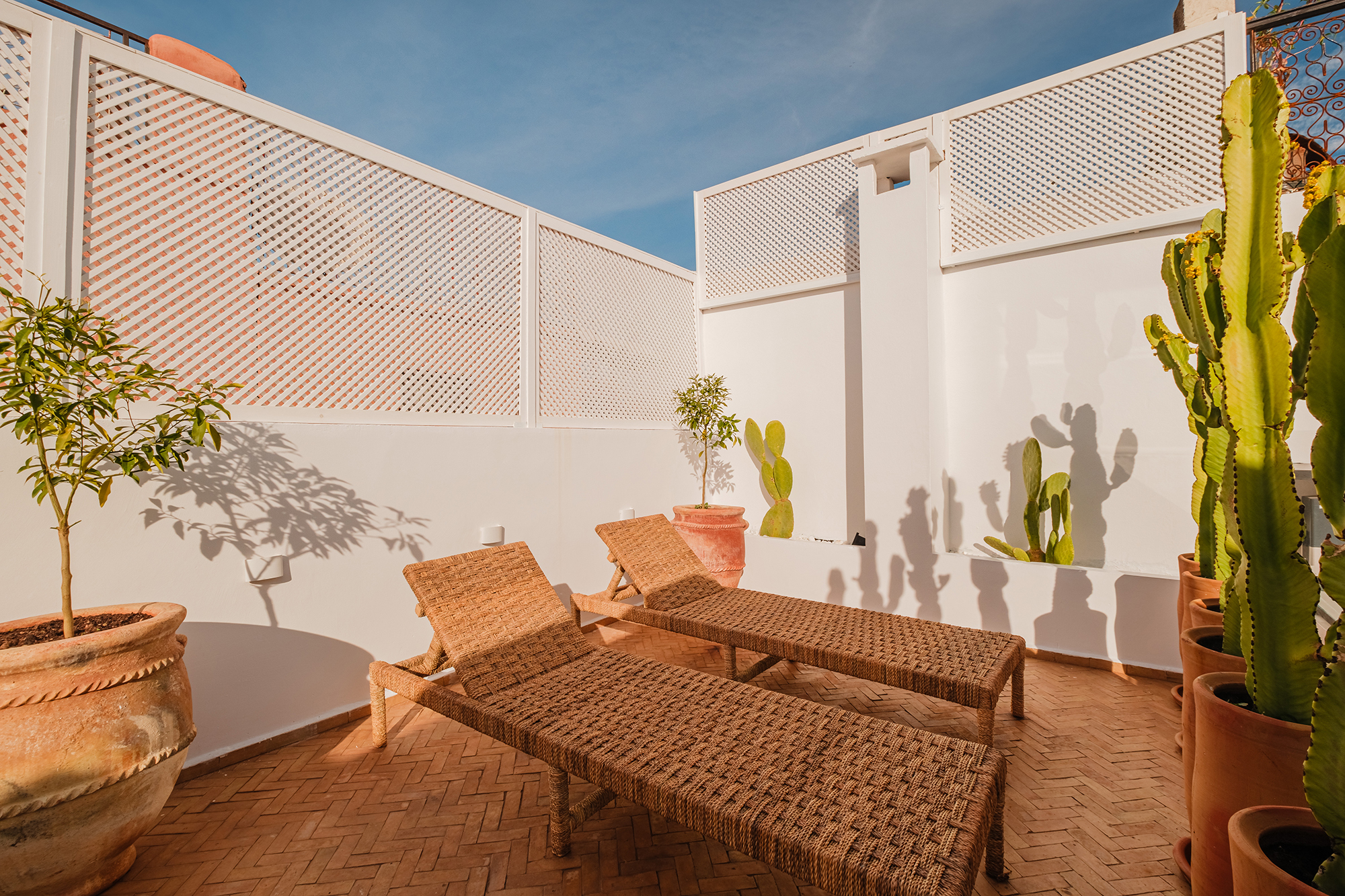 Terrasse du Riad Alaya à Marrakech
